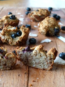 AIP Blueberry Muffins - grain-free, egg-free, nut-free, seed-free, made with real food! | Cook It Up Paleo