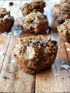 Paleo "Bran" Muffins (nut-free, vegan) | Cook It Up Paleo