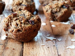 Paleo "Bran" Muffins (nut-free, vegan) | Cook It Up Paleo