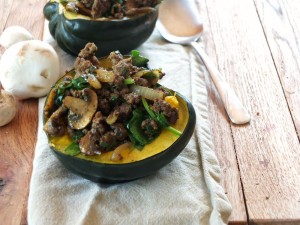 30 Minute Stuffed Acorn Squash | Cook It Up Paleo