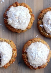 Frosted Banana Crunch Cookies (AIP, Paleo) - guest post from Gabriella of Beyond the Bite | Cook It Up Paleo