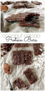 Coconut Cacao Protein Bars | Cook It Up Paleo