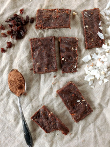 Coconut Cacao Protein Bars | Cook It Up Paleo