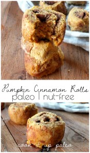 Paleo Pumpkin Cinnamon Rolls | Cook It Up Paleo