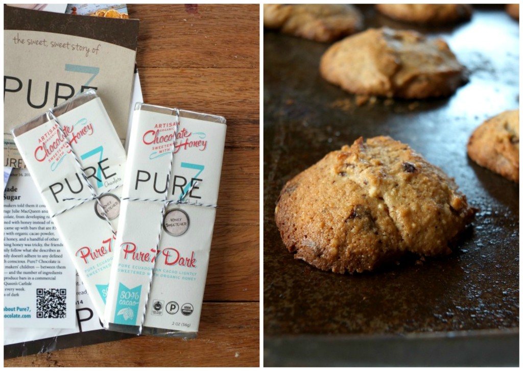 Tahini Chocolate Chip Cookies + Pure7 Chocolate Review | Cook it Up Paleo