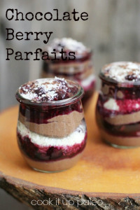 Chocolate Berry Parfaits - guest post from Jessi's Kitchen | Cook It Up Paleo