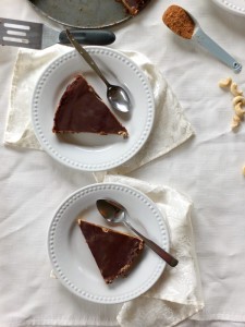 Paleo Peppermint Patty Cheesecake (dairy and egg-free)