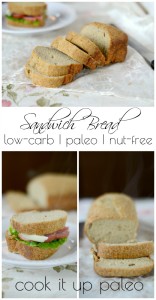 Low Carb Sandwich Bread Recipe | Cook It Up Paleo