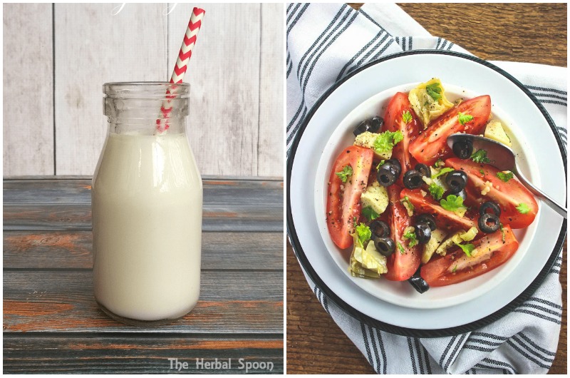 Real Food Friday #125 - Tomato Salad and Coconut Milk