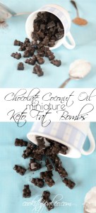 Chocolate Coconut Oil Fat Bombs