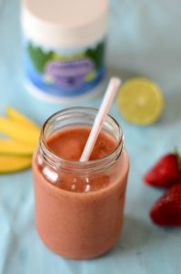 Mango Strawberry Kale Smoothie