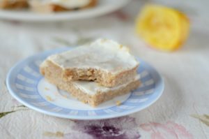 Paleo Lemon Brownies