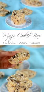 No Bake Paleo Magic Cookie Bars