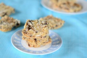 No Bake Paleo Magic Cookie Bars