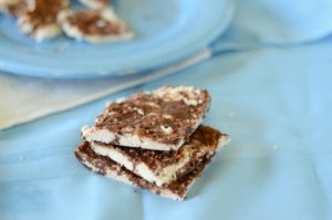 Chocolate Coconut Protein Bark