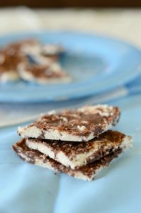 Chocolate Coconut Protein Bark