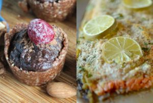 Real Food Friday #138 - Chocolate Tarts and Almond Lime Salmon