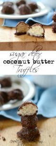 Sugar Detox Coconut Butter Truffles