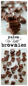 Paleo No Bake Brownies