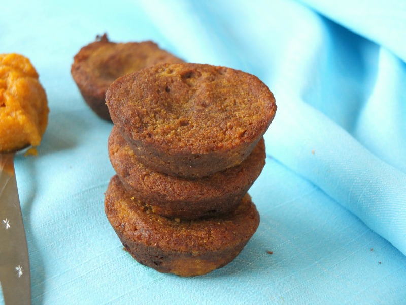 Paleo Vegan Pumpkin Mini Muffins