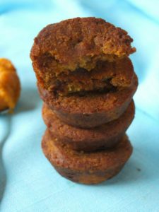 Paleo Vegan Pumpkin Mini Muffins