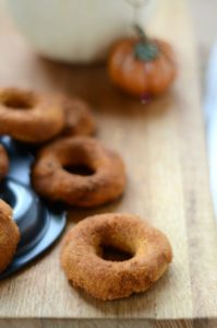 Paleo Pumpkin Doughnuts (egg-free)