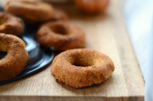 Paleo Pumpkin Doughnuts (egg-free)